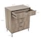 Manhattan Comfort 2-Piece DUMBO  5-Drawer Tall Dresser and DUMBO Nightstand 2.0 in Rustic Grey 2-DB06-GY - alternate 6